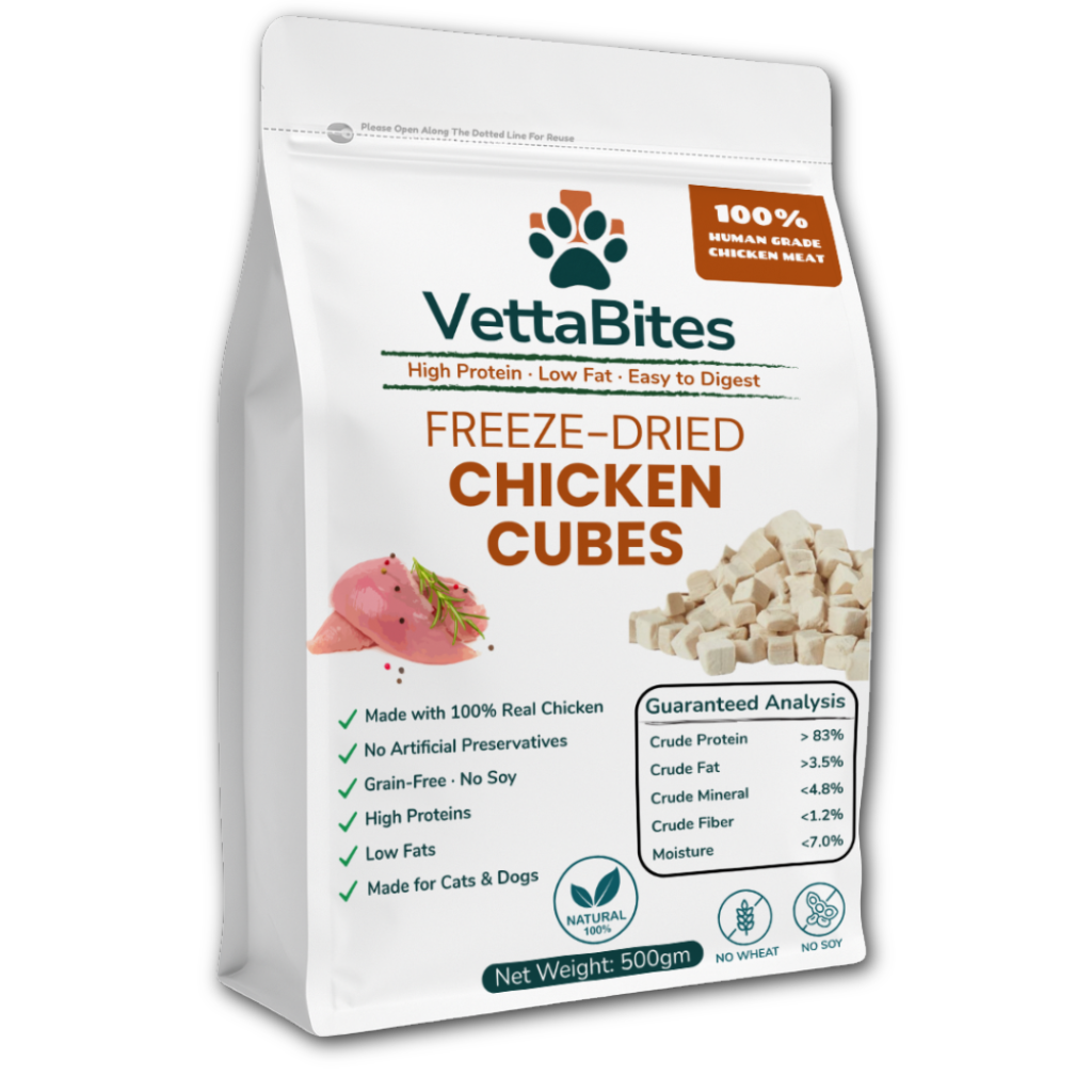 VettaBites Freeze-Dried Chicken Cubes
