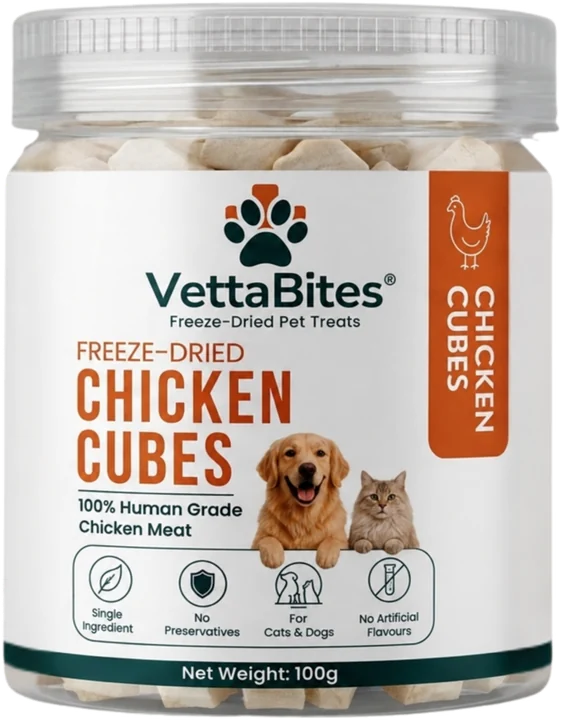 Chicken cubes jar