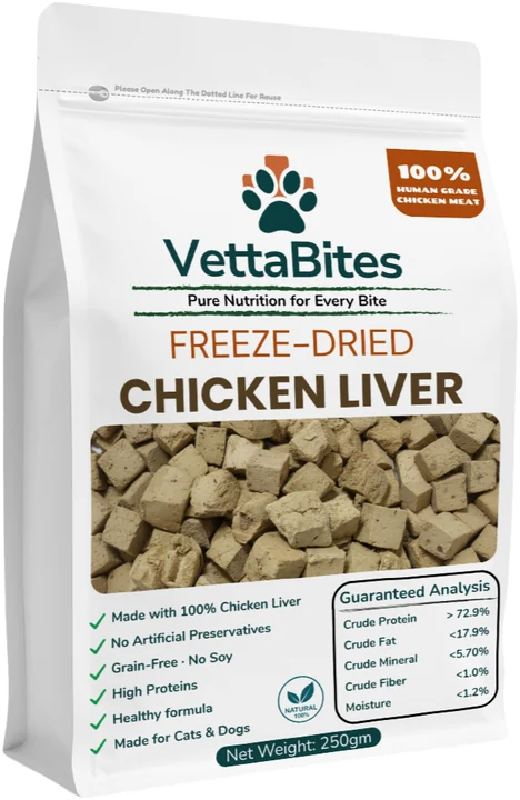 VettaBites chicken liver pouch